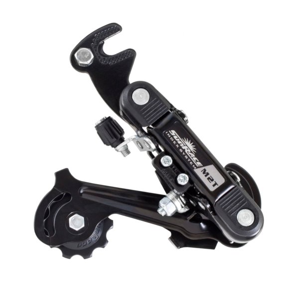 CAMBIO TRASERO M.T.B. NEGRO CON PATA LARGO 6&7 V RDM2T LD/LB