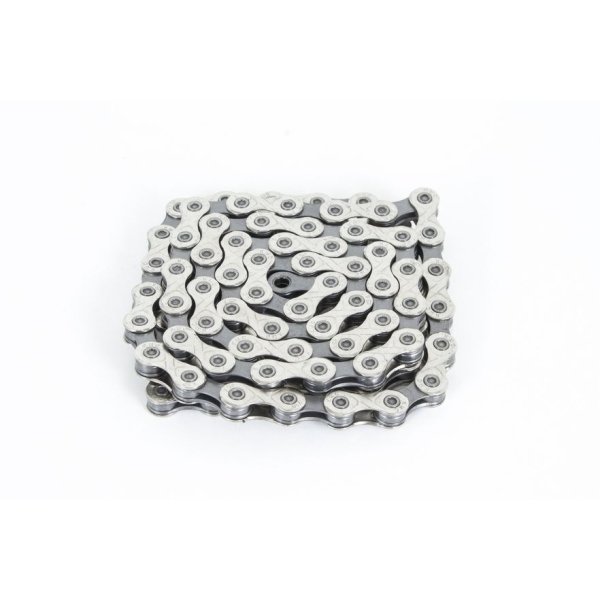 CADENA X10 SILVER/DARK SILVER 10 VEL. 1/2X11/128"X 116LINK