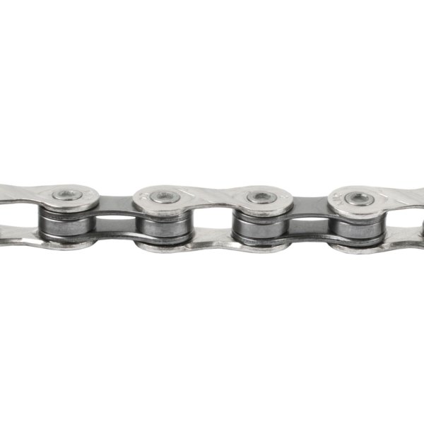 CADENA X9 SILVER/DARK SILVER 9 VEL. 1/2X11/128" 116L