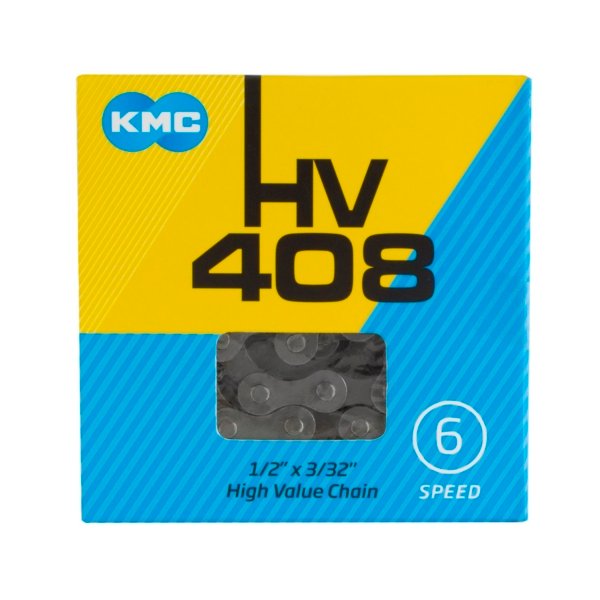 CADENA 1/2 X 3/32  116 E 6VEL DARK SILVER BROWN HV408 CAJA