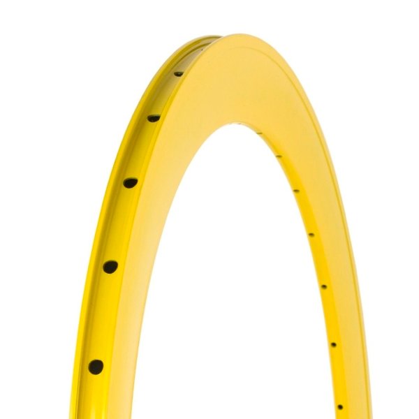 LLANTA ALUMINIO 700C 32H 60mm FIXIE AMARILLO