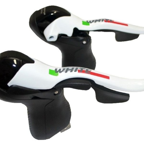 MANILLA CAMBIO-FRENO 10 VEL. WHITE SB-R402W M.SHIFT