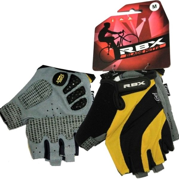 GUANTES M.T.B. CORTO RBX M AMARILLO-NEGRO