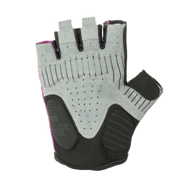 GUANTES M.T.B. CORTO RBX DAMA L NEGRO-PURPURA