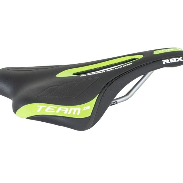ASIENTO M.T.B. D305 272mm x 140mm NEGRO/VERDE