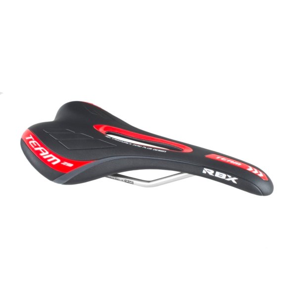 ASIENTO M.T.B. D305 272mm x 140mm  NEGRO/ROJO