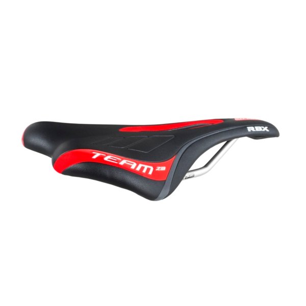 ASIENTO M.T.B. D305 272mm x 140mm  NEGRO/ROJO