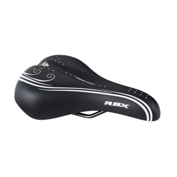 ASIENTO M.T.B. D5633 252mm x 171mm  NEGRO/BLANCO