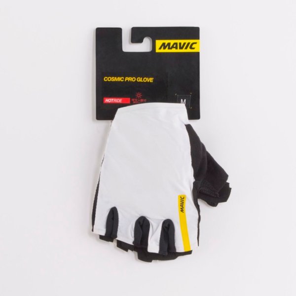 GUANTES CORTOS COSMIC PRO WHITE BLACK M