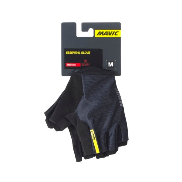 GUANTES CORTOS ESSENTIAL BLACK S