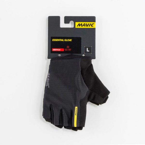 GUANTES CORTOS ESSENTIAL BLACK L