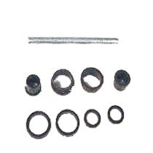 CUBETA PLASTICA MOTOR C/EJE Y DIRECCION 30mm 8 PIEZAS