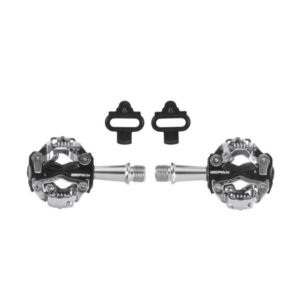 PEDAL M.T.B. ALUMINIO ZP-108S FIJACION NEGRO