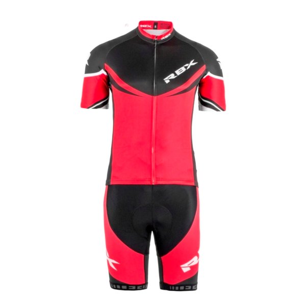 CONJUNTO COMPLETO TRICOTA + MALLA BFJ-01 ROJO M