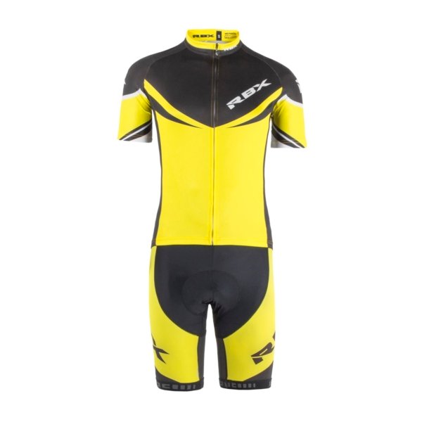 CONJUNTO COMPLETO TRICOTA + MALLA BFJ-01 AMARILLO M
