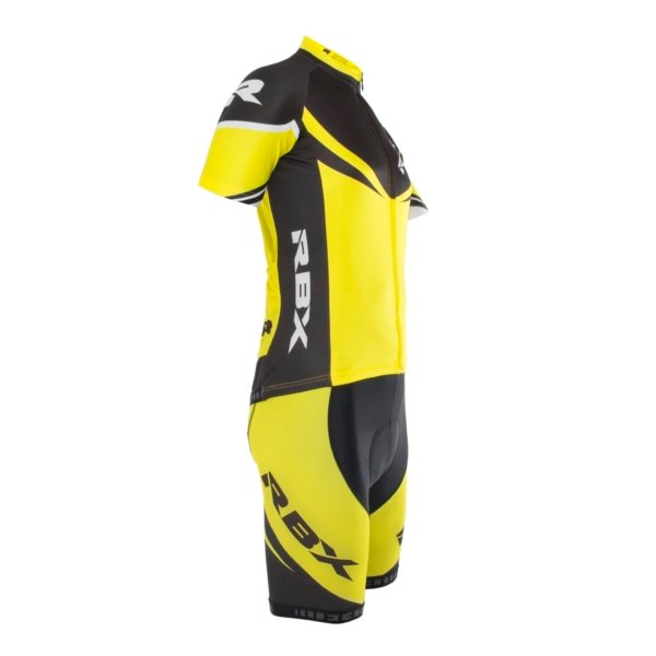 CONJUNTO COMPLETO TRICOTA + MALLA BFJ-01 AMARILLO XL