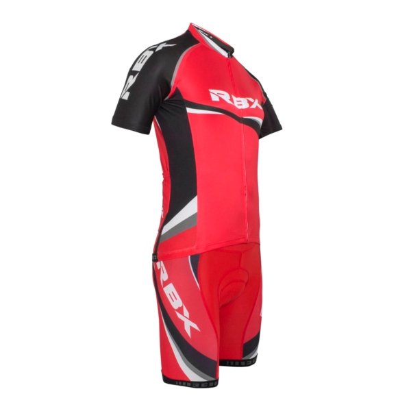 CONJUNTO COMPLETO TRICOTA + MALLA BFJ-02 ROJO S