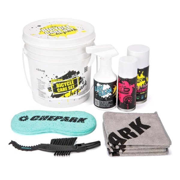 SET CUIDADO DE BICICLETA ESPONJAS, CEPILLOS, WIPES BIC-23