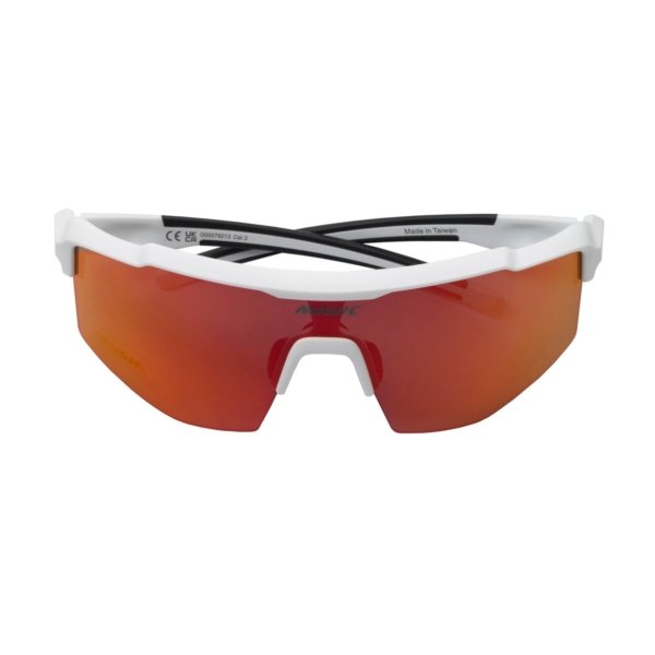 LENTES MVS SHIELD WHITE RED CAT.3