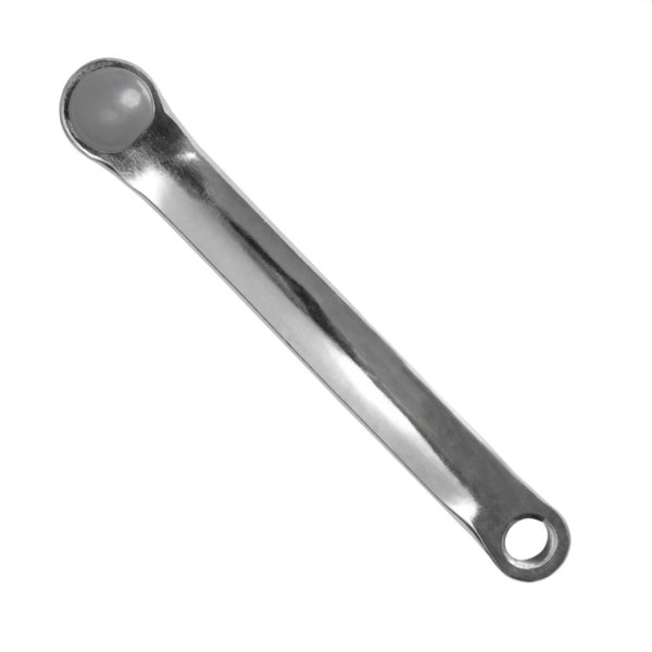 BIELA IZQUIERDA ACERO 170mm CROMADA