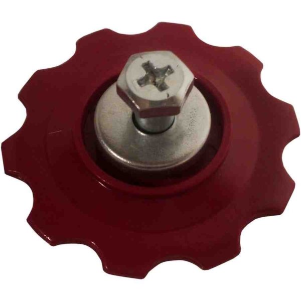 RUEDA CAMBIO COMPLETA ROJA PERNO ANGOSTO