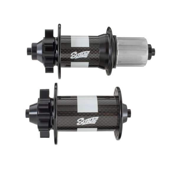 MAZAS XC DEL. EJE 20MM TRAS. EJE 12MM CARBON 32H