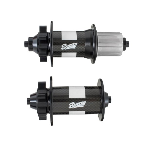 MAZAS XC DEL. EJE 20MM TRAS. EJE 12MM CARBON 28H