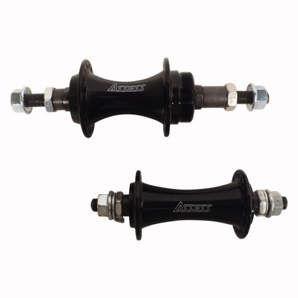 MAZAS ALUMINIO M.T.B. EJE 3/8 NEGRAS WS-211F/212R
