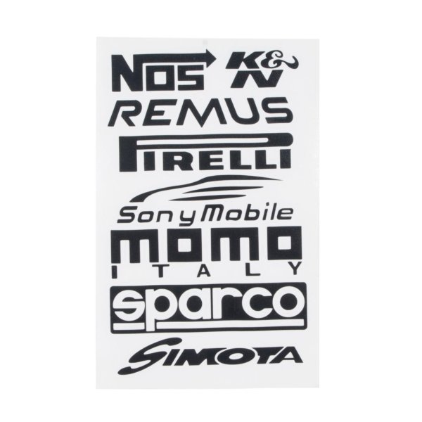 ADHESIVO B Y N PLOTTER NOS REMUS PIRELLI SONY MOMO SPARCO SI