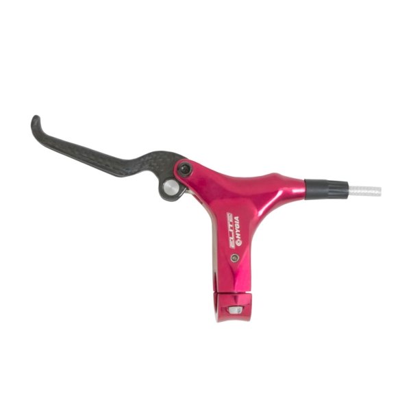 FRENO DE DISCO HIDRAULICO CARBON DEL /TRAS. ELITE ROJO