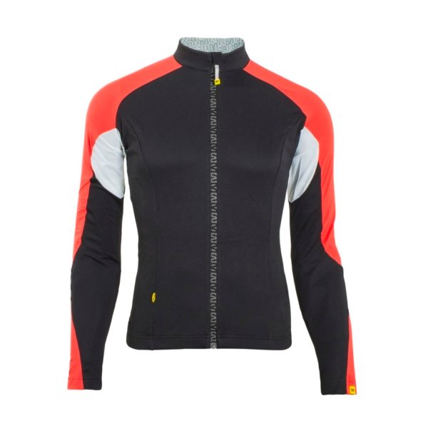 TRICOTA DAMA ATHENA LS L NEG/ROJ