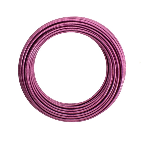CABLE FUNDA FRENO ROSADO TRANSPARENTE INT/TEFLON  5mm/25mts.