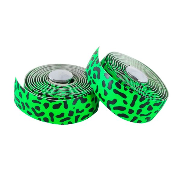 HUINCHA MANUBRIO DOS TONOS NEON NEGRA