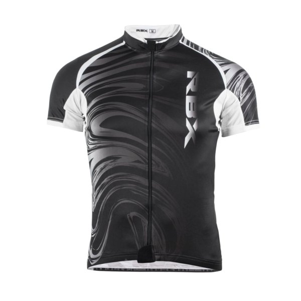 TRICOTA MANGA CORTA NEGRO/BLANCO BDJ-03 TALLA L