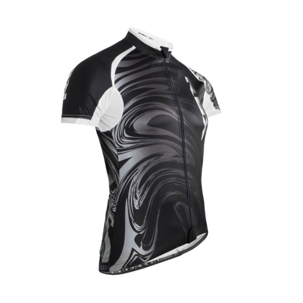 TRICOTA MANGA CORTA NEGRO/BLANCO BDJ-03 TALLA L