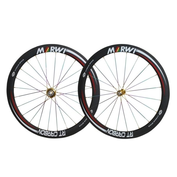 RUEDAS 700C RT CARBON RACING RAYOS TITANIO